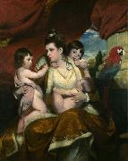 Portrait of Lady Cockburn and her three oldest sons